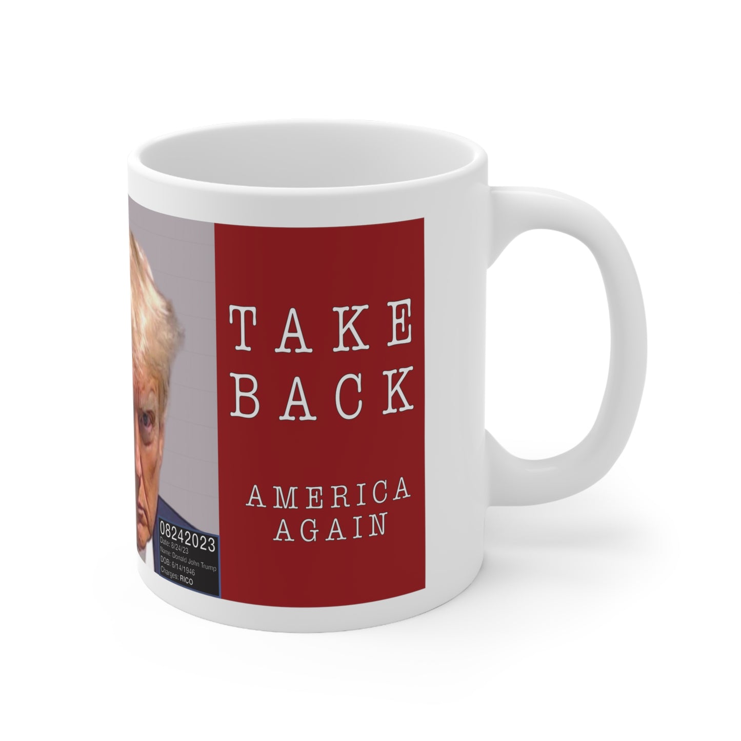 "Trumped Up Mug: Sip and Smirk with History's Twist!" 11oz